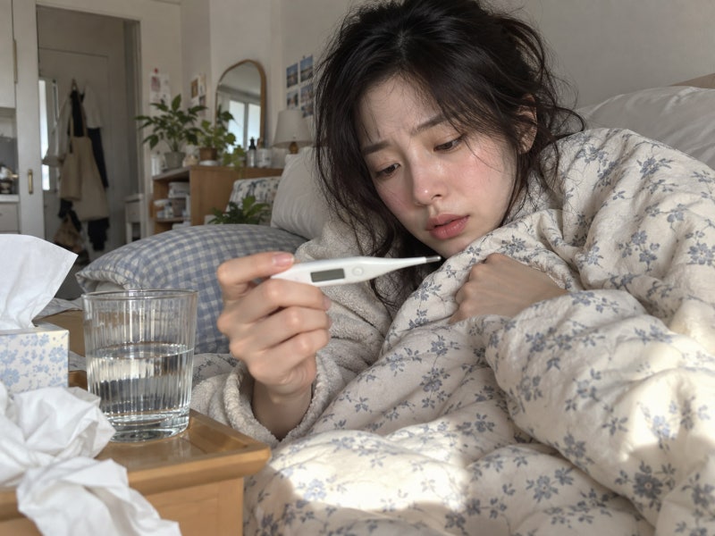 A형 독감 증상 순서, 열부터 날까? 목이 먼저 아플 수도 있어요