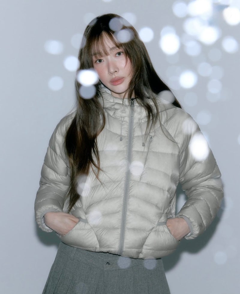 차정원 경량패딩 예쁘다 했더니 한소희도 입은 휠라였다