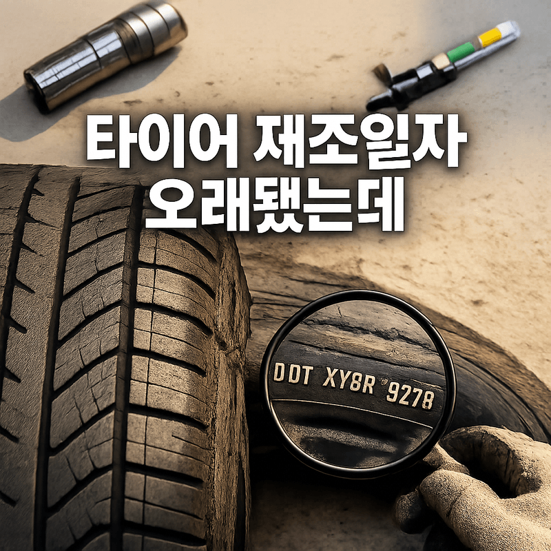 타이어 제조일자 오래됐는데 트레드는 멀쩡하다? 계속 타도 될까