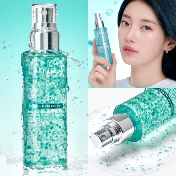 아누아 PDRN 히알루론산 수분 캡슐 미스트 수지 미스트 더블기획 성분 사용법