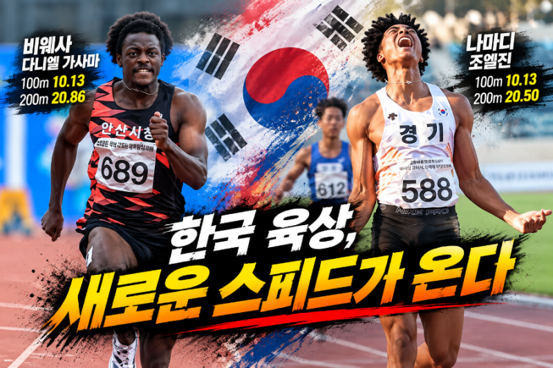 조엘진·비웨사, 한국 육상은 어디까지 갈 수 있을까?