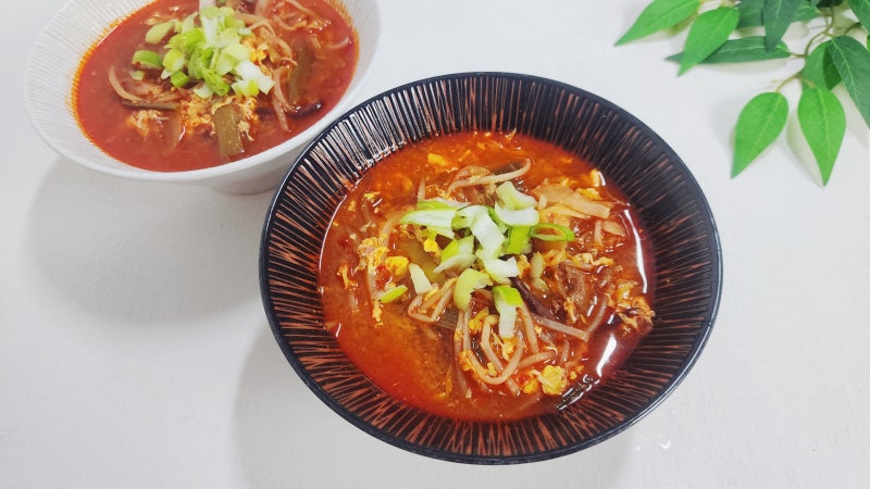 얼큰한 국물요리 대파 소고기 육개장 끓이는법 육개장 고기 부위 재료 레시피