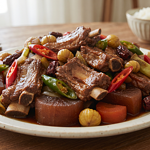 [한식 #2] 절대 실패없는 간장 돼지등갈비찜 황금레시피 (2kg 기준)