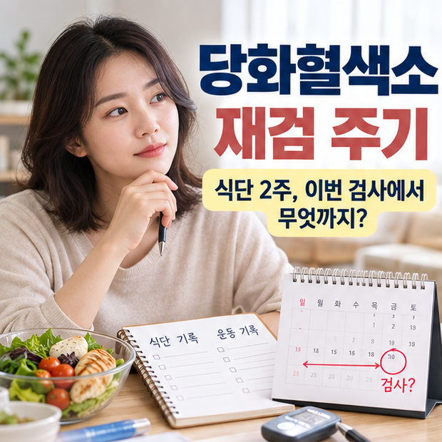 당화혈색소 재검 주기, 식단 바꾼 지 2주면 이번 검사에서 무엇까지 보일까