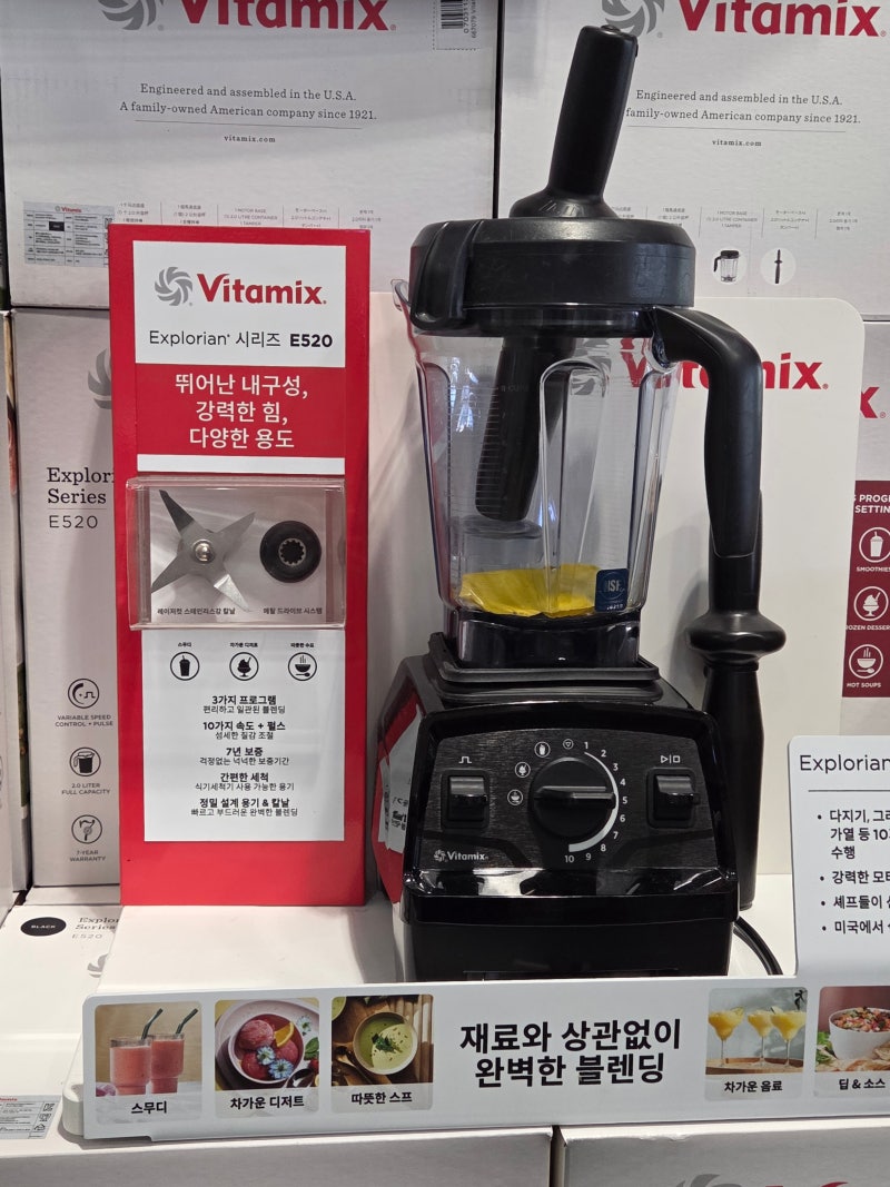코스트코 추천템 바이타믹스 E520 블렌더와 쿡에버 스테인리스 버라이어티 웍 스티머 28cm