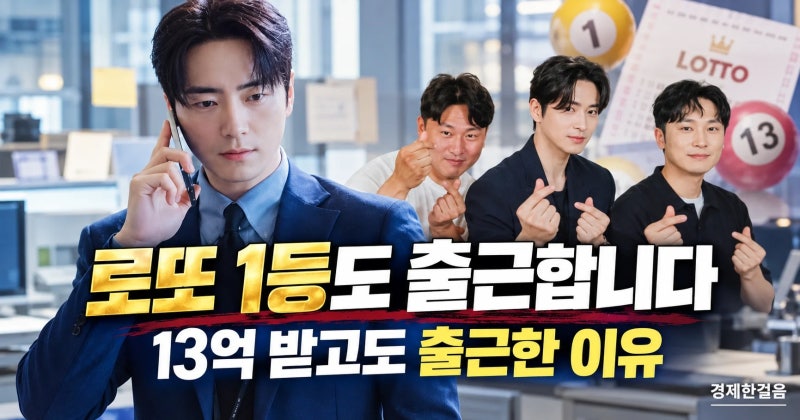 로또 1등도 출근합니다 기본정보 등장인물·시청률, 13억 받고도 출근한 이유