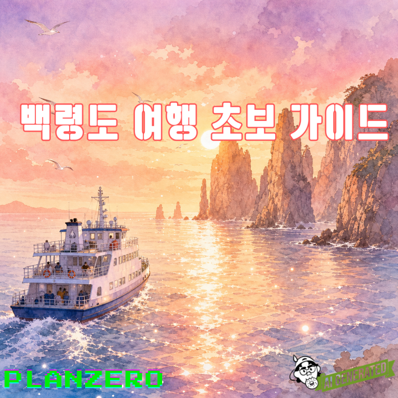 백령도 여행 초보 가이드 | 인천 여객선·1박 팁·가을 준비 (일정은 공식 확인)
