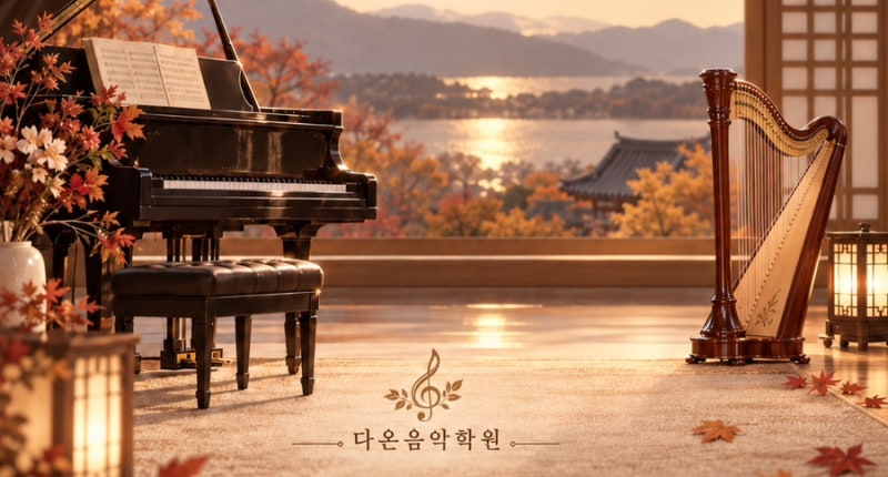 전북혁신도시 피아노·소형하프 다온음악학원｜10월 가을 START 신규등록 이벤트