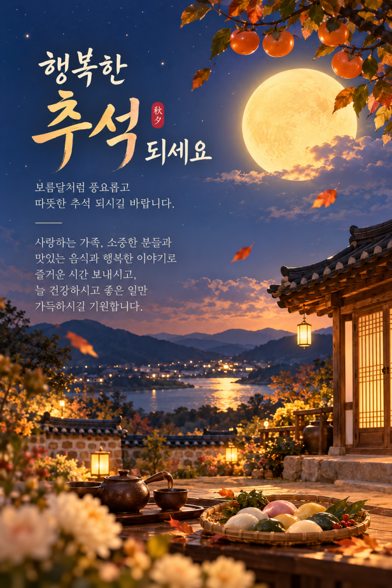 2026 추석 인사말 문구와 카톡 전송 팁 AI로 만들어요!