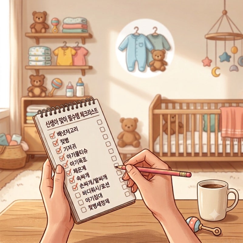 [육아용품] 신생아 맞이 준비물 육아용품 출산용품 필수템 추천