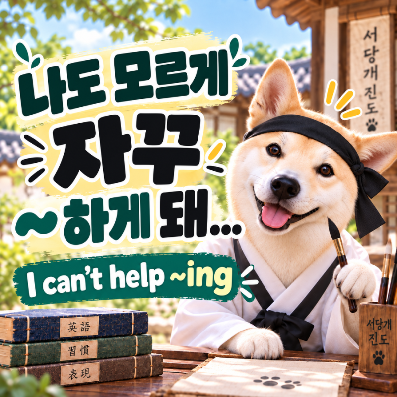 나도 모르게 자꾸 ~하게 돼...영어로는? I can't help ~ing 뜻과 쓰임 총 정리!