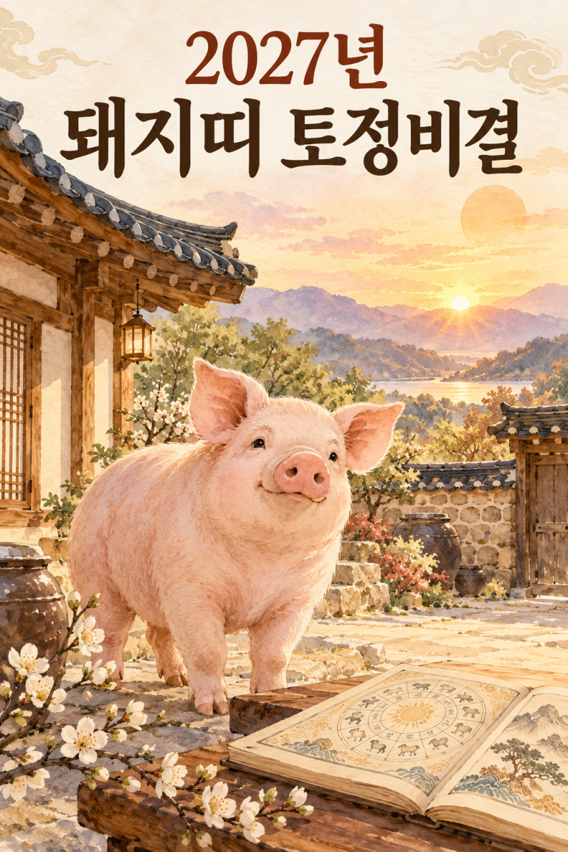 2027년 돼지띠 신년운세·토정비결｜기회가 넓어질수록 내 몫을 분명히 하는 해
