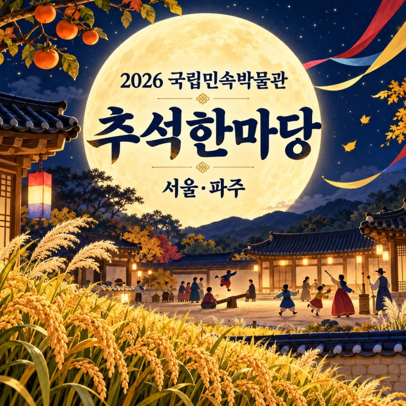 2026 국립민속박물관 추석한마당｜서울·파주 일정·체험·공연 총정리