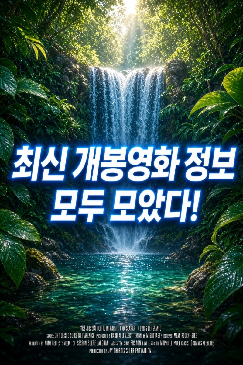 2026년 9월 현재 상영중인 영화&개봉예정영화 모두 모았습니다.