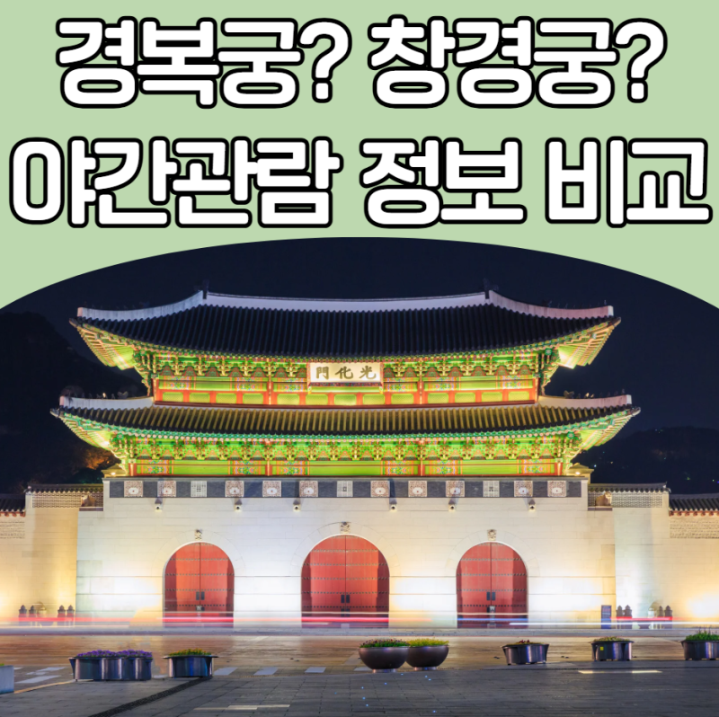 티켓 없이도 경복궁, 창경궁 야간개장 즐길 수 있어요! 창경궁 야간상시관람, 무료입장과 포....