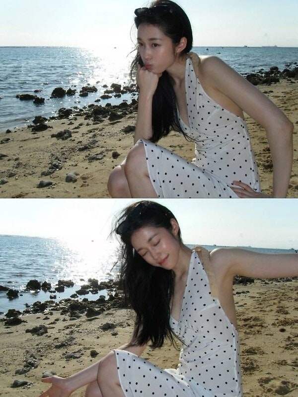 노윤서 리정, 바다 여행 공개, 함께 떠난 영혼의 단짝 리정이었다