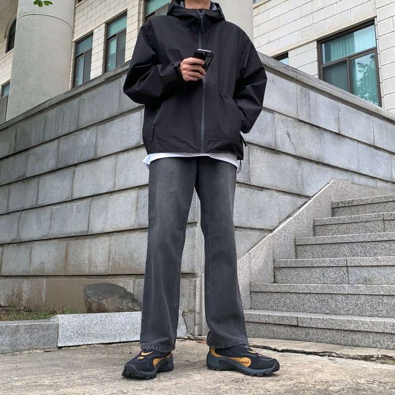 남자 흑청바지 코디 가을부터 다시 입기 좋은 이유는? 와이드 데님팬츠로 완성!