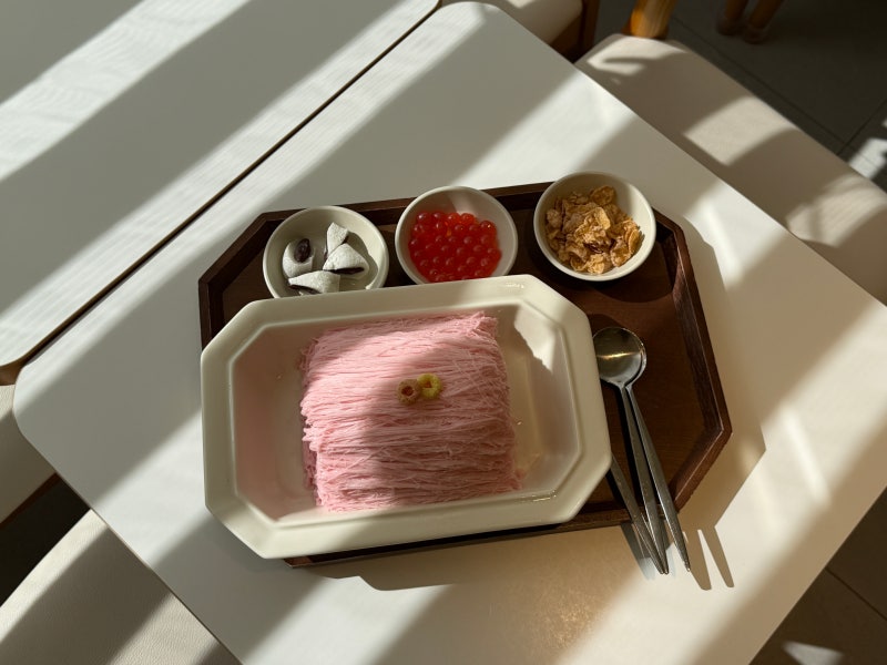 부산 기장 카페 사실빙 기장동부점 딸기 실타래빙수