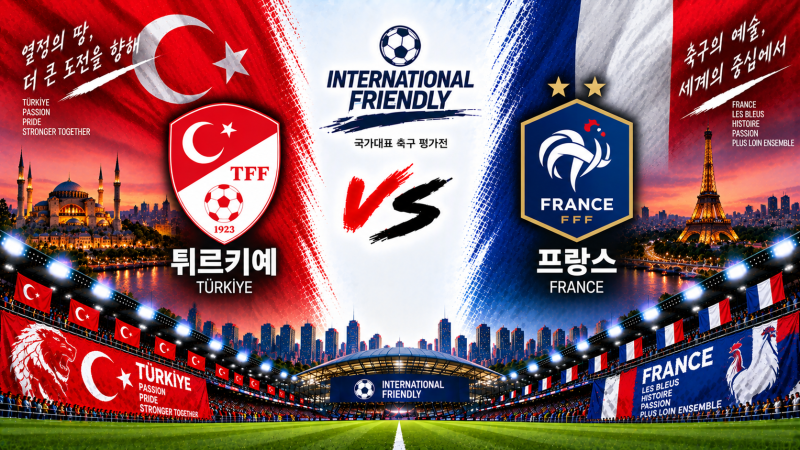튀르키예 프랑스 경기 분석 9월 26일｜아르다 귈러 vs 음바페, 지단 감독 데뷔전 승리할까?