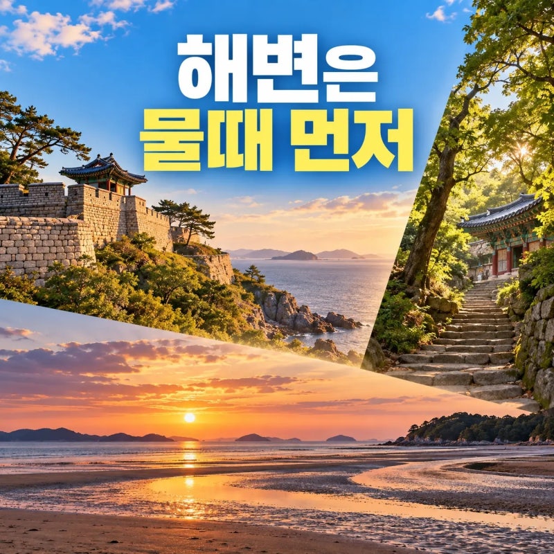 Must-Visit Places in Ganghwado: If It's Your First Time, Visit Chojijin, Jeondeungsa Temple, and Dongmak Beach in Order