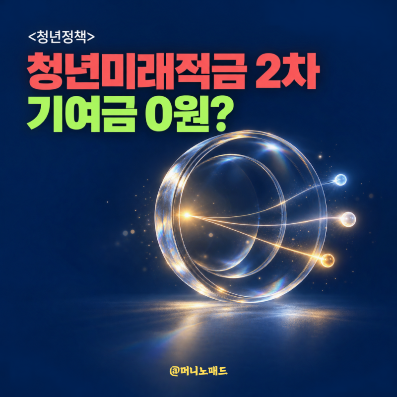 청년미래적금 2차, 가입해도 정부 기여금은 0원? 내 소득별 혜택 확인