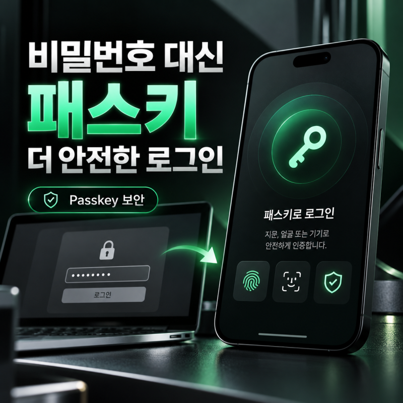 비밀번호 대신 패스키 쓰면 뭐가 달라질까? 로그인할 때 더 안전한 이유