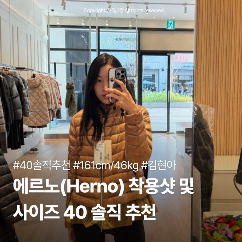 이른 월동준비 김현아에서 에르노 패딩 입어보기 숏경량·플레어·미디 착용샷 & 사이즈 팁