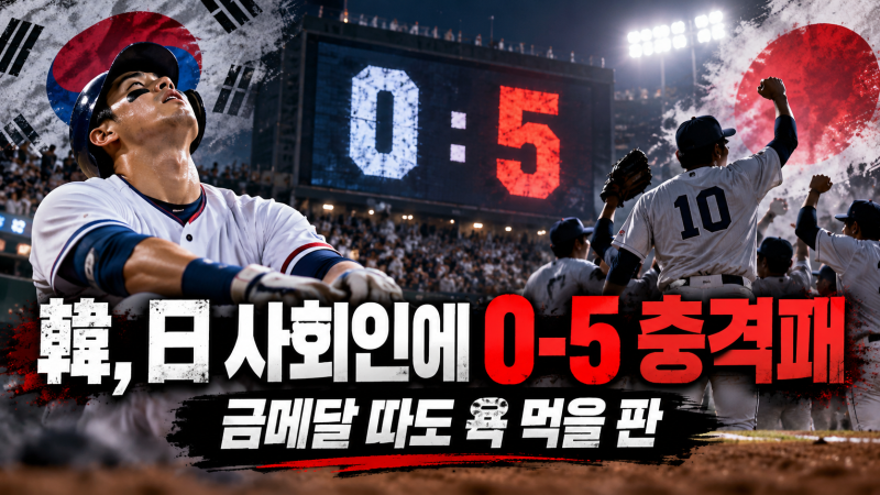 금메달 따도 욕 먹을 판…06 도하→26 도요하시, 한국 야구에 또 남은 ‘사회인 일본전 참사’