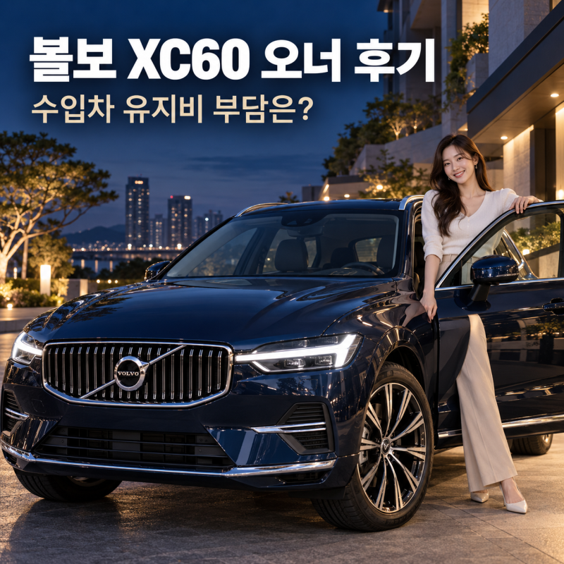 볼보 XC60 오너 후기, 수입차 유지비가 부담되는 지점