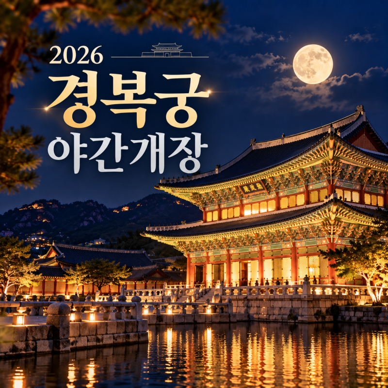 2026 경복궁 야간개장 현장구매 대상자 및 예약 방법 (+무료입장 꿀팁)
