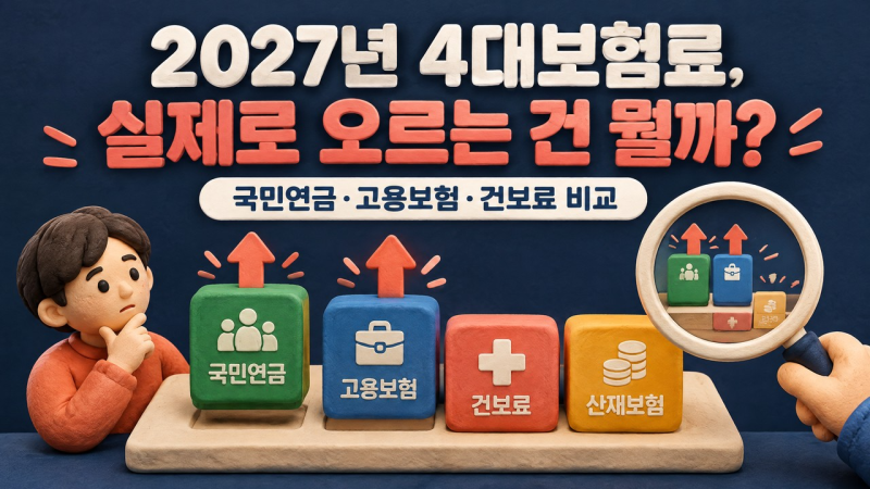 2027 4대보험료, 다 오르는 줄 알았는데 건보료는 동결