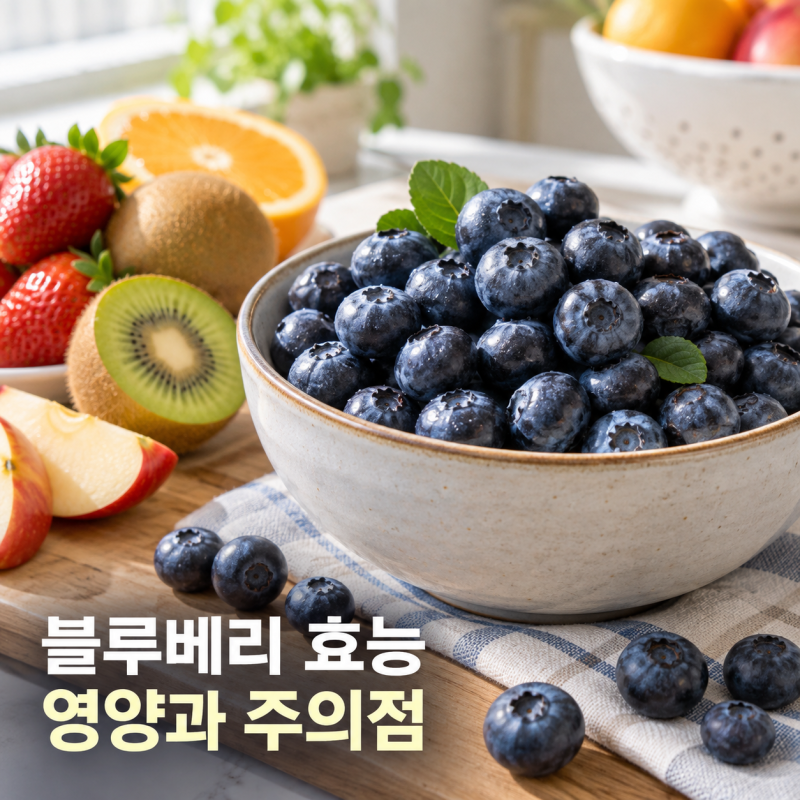 블루베리 효능은 무엇일까? 영양성분부터 먹는 법과 주의사항까지