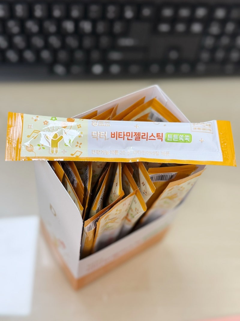 어린이비타민추천 함소아 닥터 비타민젤리스틱 튼튼쑥쑥 어린이영양제 청소년 온가족 간식