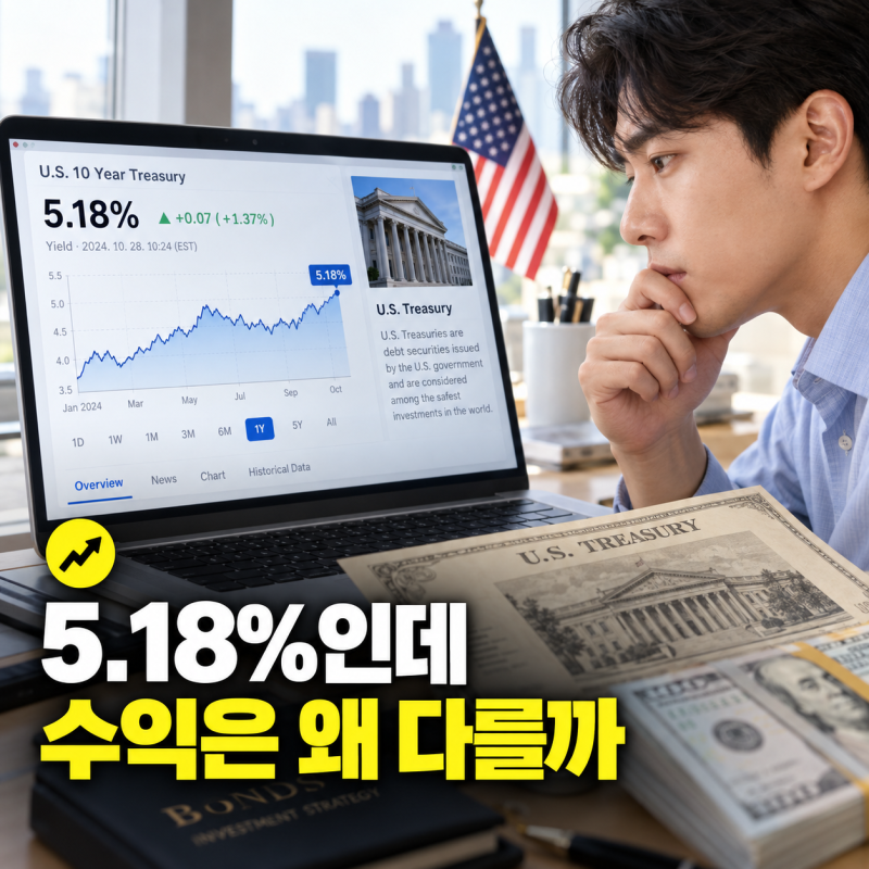 미국 채권 투자 방법, 5% 넘었다는데 이 방법 모른다고?