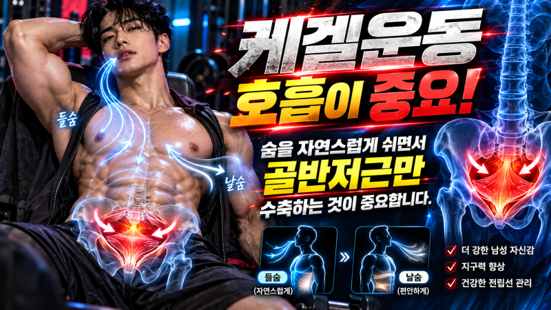 남자 케겔운동 방법과 효과