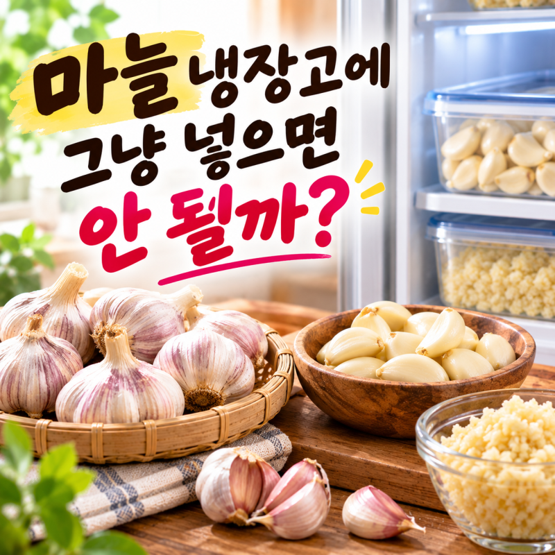 마늘 냉장고에 그냥 넣으면 안 될까?｜깐 마늘·통마늘 오래 보관하는 법