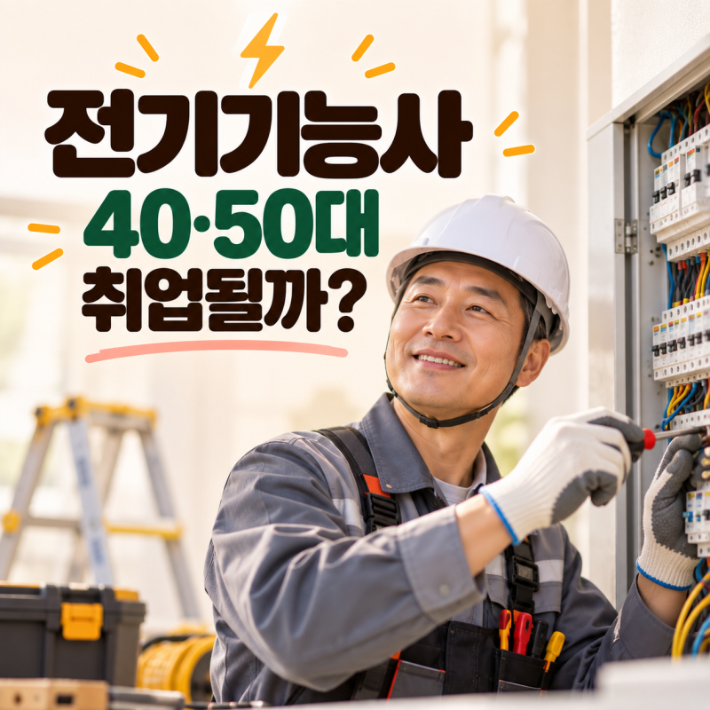 전기기능사 40·50대도 취업될까?｜비전공자 시험·국비지원·시설관리 취업 현실