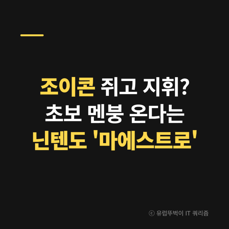 SNS서 난리 난 닌텐도 '마에스트로' 가격·체험판부터 늘임표 조작법 총정리