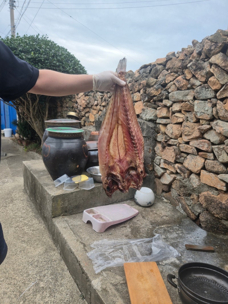 [신안 맛집/일상] 추석 맞아 다녀온 신안 할아버지댁! ‘대한이네’ 반건조 민어로 차린 민어....