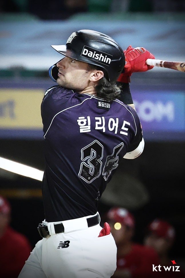 힐리어드 39호 폭발, 김도영·오스틴 긴장할까 홈런왕 넘어 MVP까지 보인다