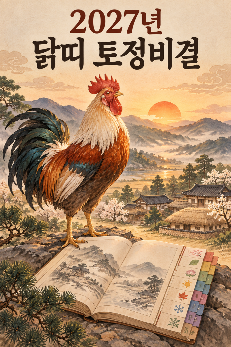 2027년 닭띠 신년운세·토정비결｜서두르지 않고 다듬어 결실을 만드는 해