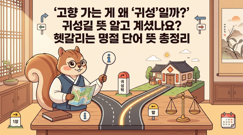 "고향 가는 게 왜 '귀성'일까?" 귀성길 뜻 알고 계셨나요? 헷갈리는 명절 단어 뜻 총정리
