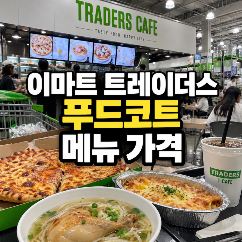 장보고 그냥 나오지 마세요｜이마트 트레이더스 푸드코트 메뉴 가격, 뭐 먹을지 한눈에