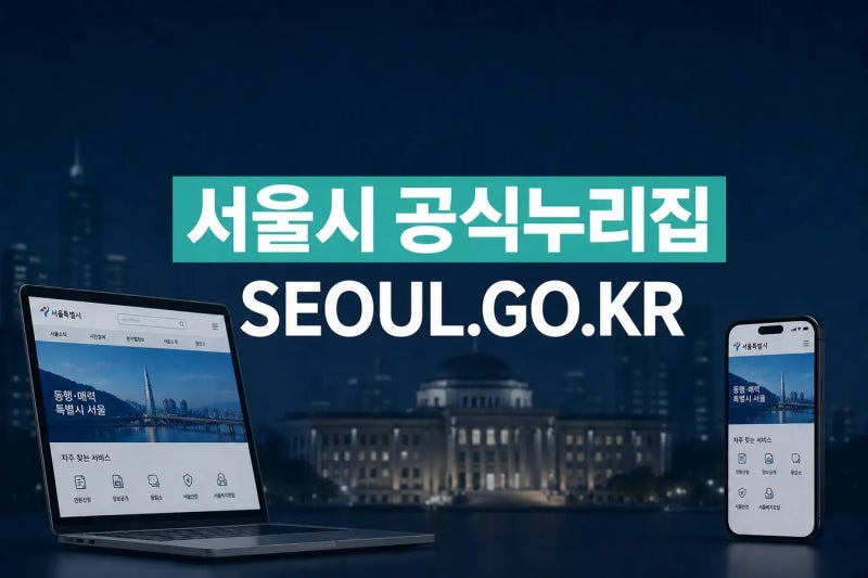 "사설 사이트보다 낫네" 서울시 공식 누리집 복지 혜택 2가지 비교해보니...(GOSEOUL)