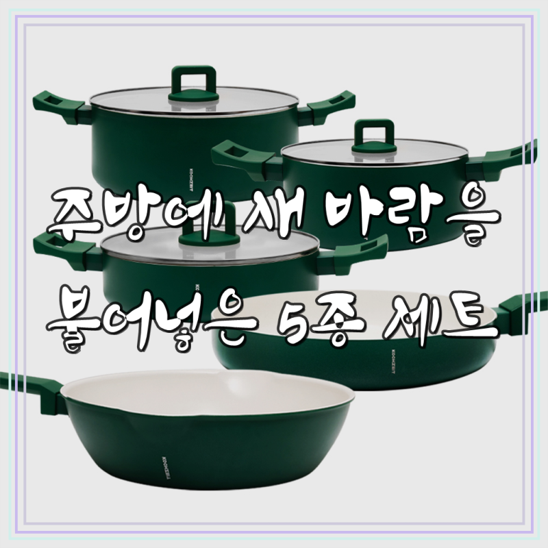 코젤 미네르바 인덕션겸용 논스틱코팅 냄비 프라이팬 5종 세트, 1세트, 양수20+양수24+전골24+....