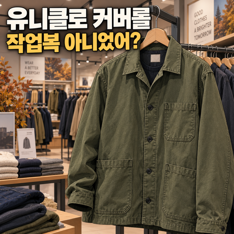 “이게 작업복 아니었어?” 유니클로 커버롤 5만9900원에 뜬 이유