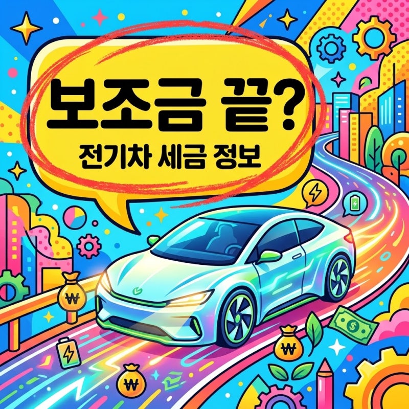 전기차 세금감면 종료와 정책 변화의 핵심(2026년 세재개편안 기준)
