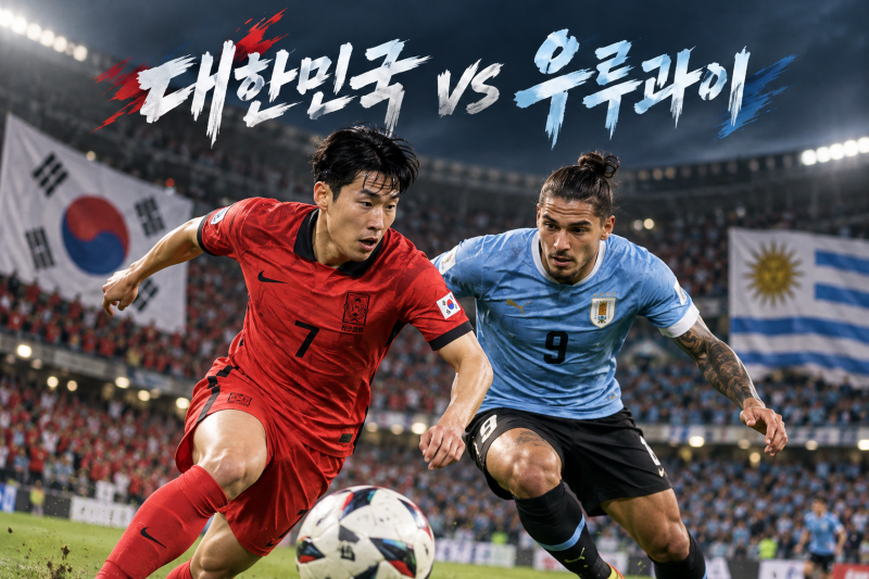 한국 우루과이 축구 9월 28일 친선경기 정보, 모레노호 일정·중계·역대 전적·관전 포인트