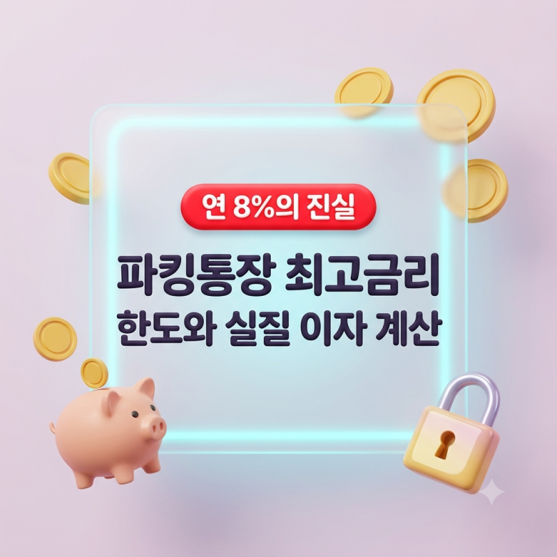 파킹통장 금리비교 추천 한도와 우대조건 계산법