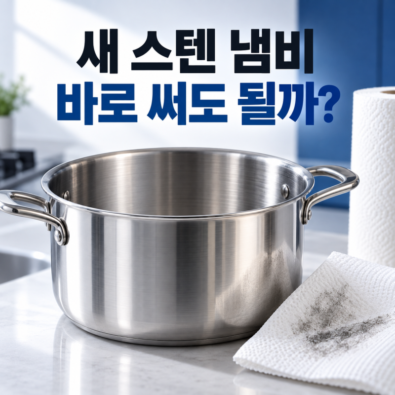 연마제 제거 방법, 스테인레스 스텐 연마제 제거 닦고 씻고 확인하는 순서